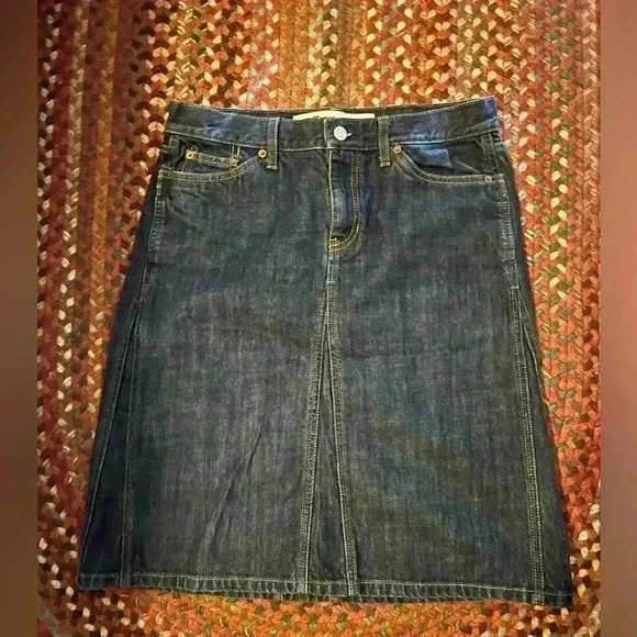 GAP VINTAGE DENIM Skirt Size 6 PAPER TAG - Picture 1 of 3
